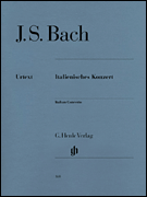 Italian Concerto BWV971 piano sheet music cover